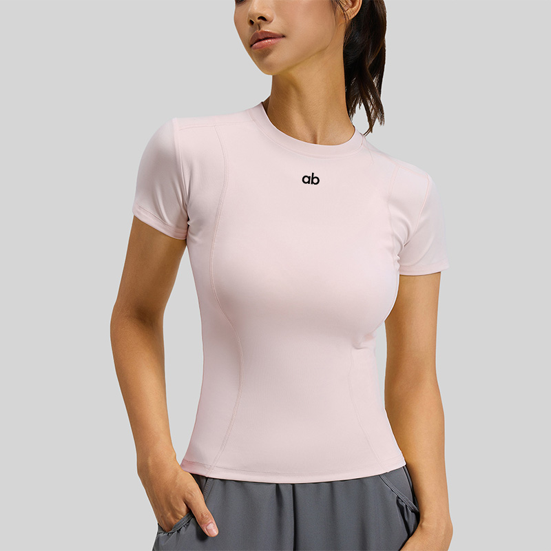 Yaz Yoga Yeni Stil Basit Kısa  - T Shirt Tight Fit incelemesi ve fiyatı