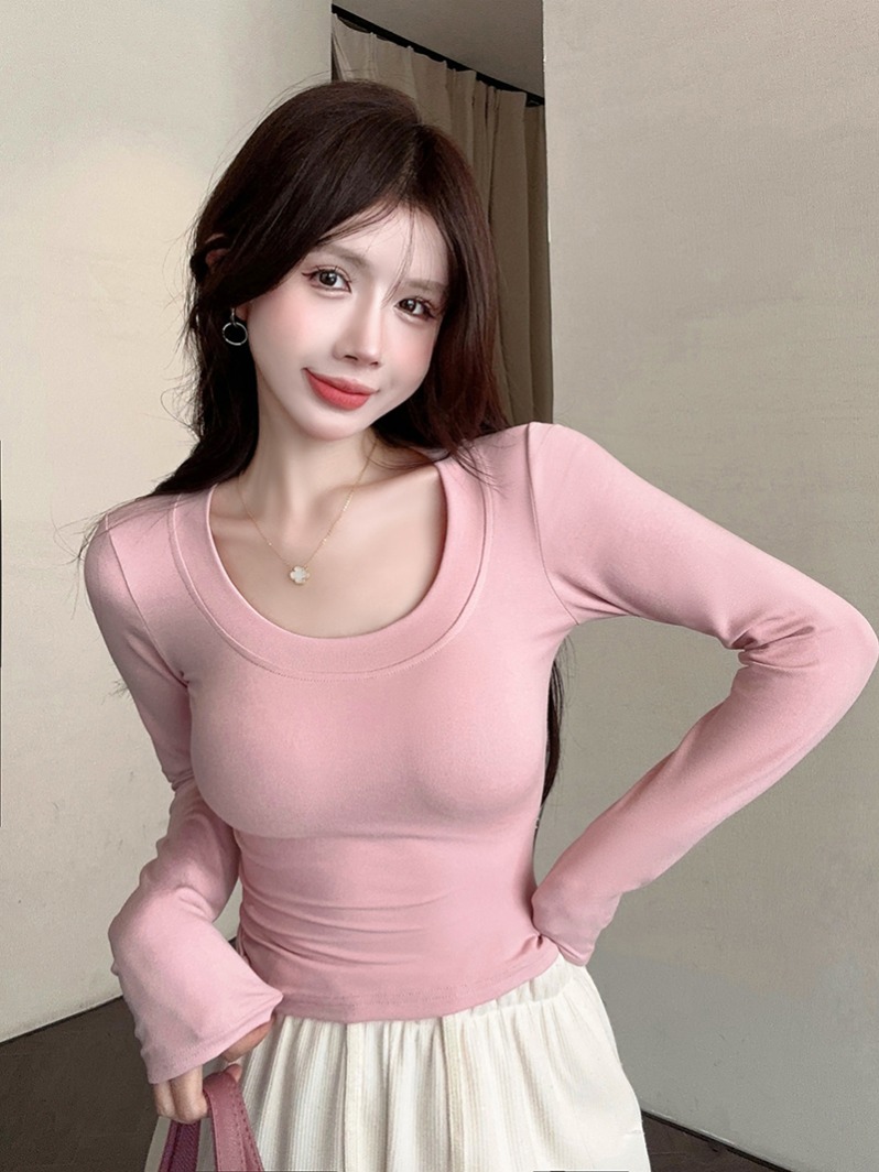 Kore Tarzı, Düz Renk, Uzun Kol - T Shirt Tight Fit incelemesi ve fiyatı