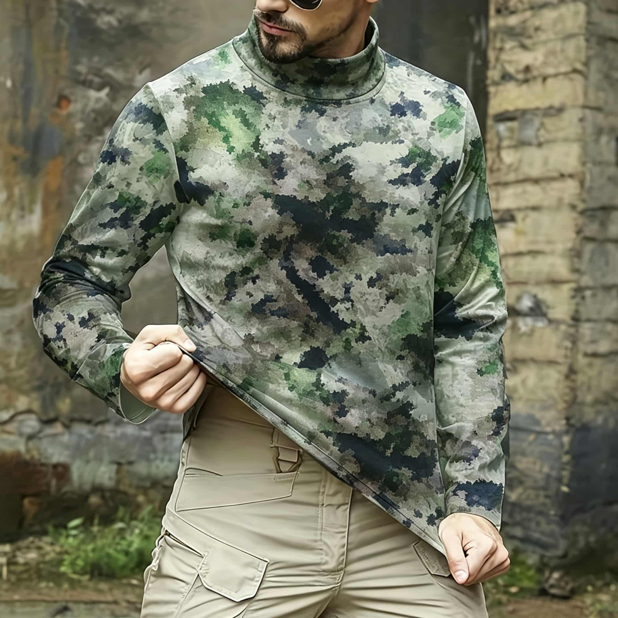 Erkek Taktik Kamuflaj Baskılı  - Base Layer Top incelemesi ve fiyatı
